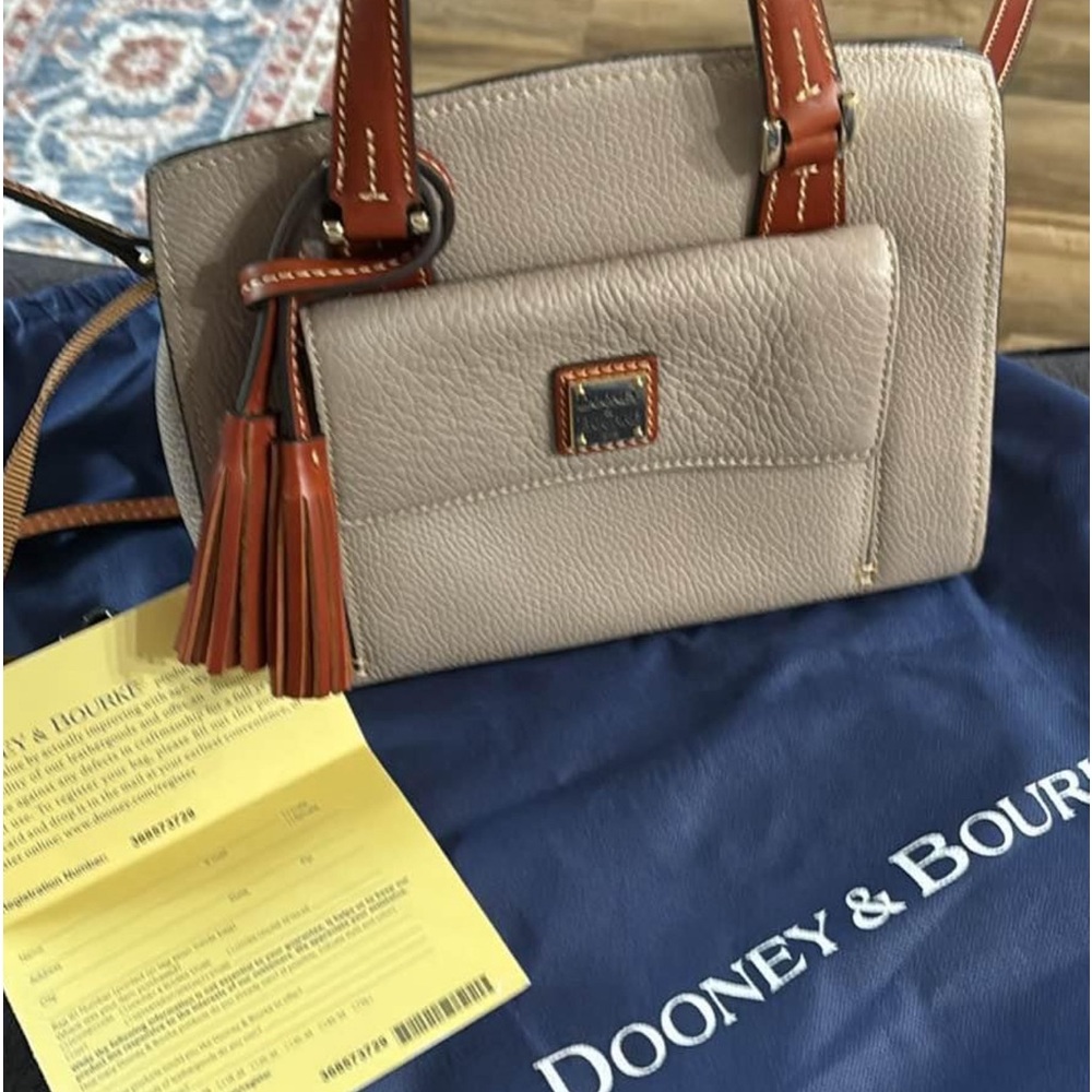 Dooney & Bourke Purse, Pebble Grain Small Satchel. Super versatile and cute!